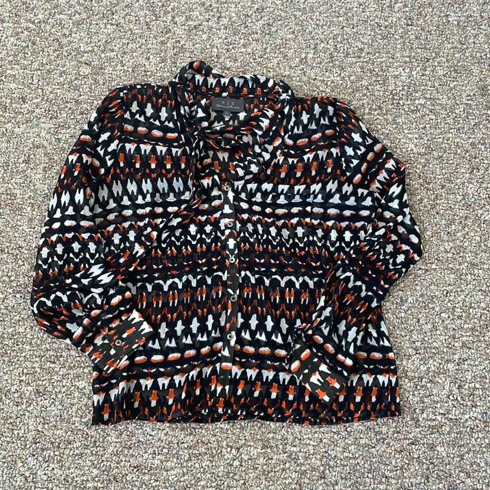 Sheer Button Down - image 1